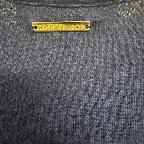 Michael Kors Navy Sleeveless Top - Picture 3 of 4